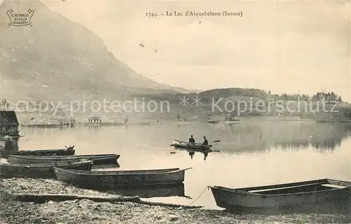 AK / Ansichtskarte Aiguebelette Aux bords du Lac bateaux Aiguebelette