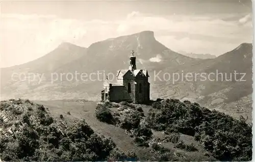 AK / Ansichtskarte Challes les Eaux Chapelle Saint Michel et Mont Granier Alpes Francaises Challes les Eaux