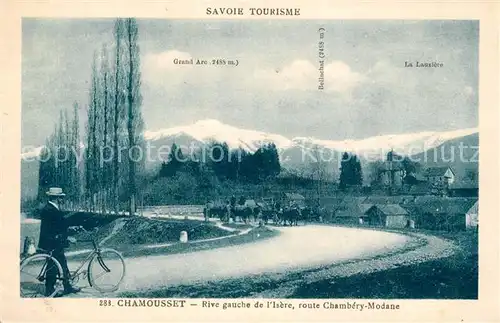 AK / Ansichtskarte Chamousset Rive gauche de l Isere Route Chambery Modane Alpes Chamousset