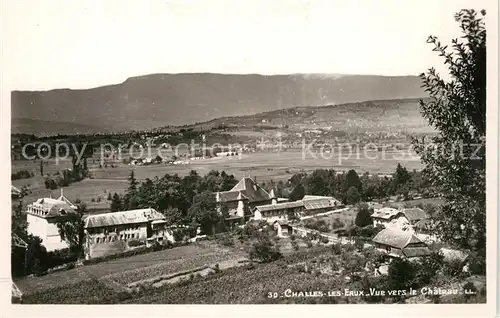 AK / Ansichtskarte Challes les Eaux Panorama Vue vers le Chateau Challes les Eaux