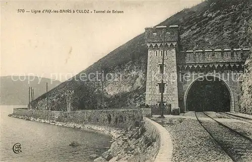 AK / Ansichtskarte Brison_Haute Savoie Tunnel Ligne d Aix les Bains a Culoz Brison Haute Savoie