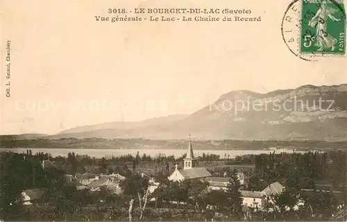 AK / Ansichtskarte Le_Bourget du Lac_Savoie Panorama Lac Chaine du Revard Alpes Le_Bourget du Lac_Savoie