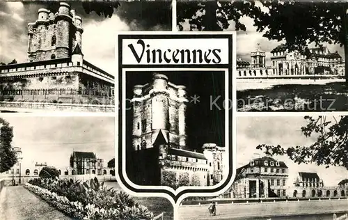 AK / Ansichtskarte Vincennes Divers aspects du Chateau Vincennes