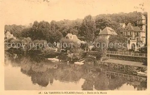 AK / Ansichtskarte La_Varenne_Saint_Hilaire Bords de la Marne La_Varenne_Saint_Hilaire