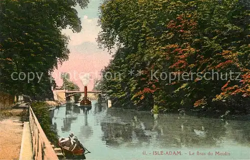AK / Ansichtskarte L_Isle Adam Le Bras du Moulin L_Isle Adam