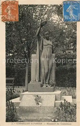 AK / Ansichtskarte Cormeilles en Parisis Monument des Combattants Cormeilles en Parisis