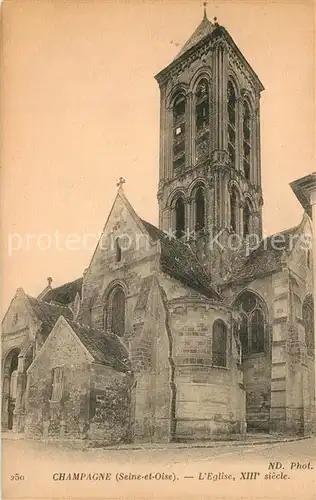 AK / Ansichtskarte Champagne sur Seine Eglise Champagne sur Seine