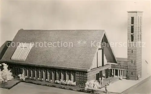 AK / Ansichtskarte Goussainville_Val d_Oise Maquette de la nouvelle Eglise Goussainville_Val d_Oise