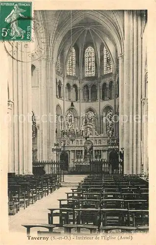 AK / Ansichtskarte Taverny Interieur de l Eglise Taverny