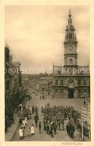 AK / Ansichtskarte Cateau Cambresis_Le Marktplatz Cateau Cambresis_Le