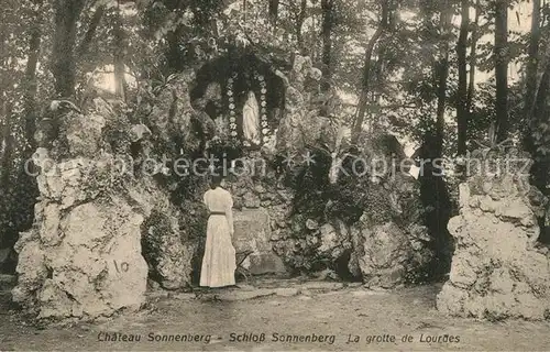 AK / Ansichtskarte Lourdes_Hautes_Pyrenees Chateau Sonnenberg Grotte Lourdes_Hautes_Pyrenees