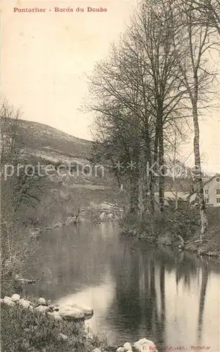 AK / Ansichtskarte Pontarlier_Doubs Bords  Pontarlier Doubs