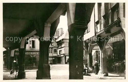 AK / Ansichtskarte Dinan Les Porches Rue de Apport Dinan