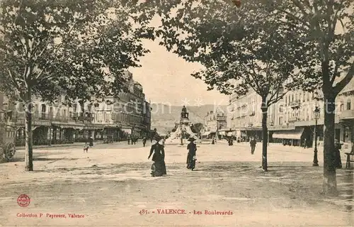 AK / Ansichtskarte Valence_Drome Les Boulevards Valence_Drome