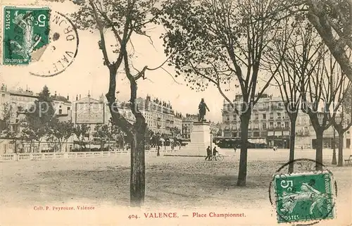 AK / Ansichtskarte Valence_Drome Place Championnet Valence_Drome