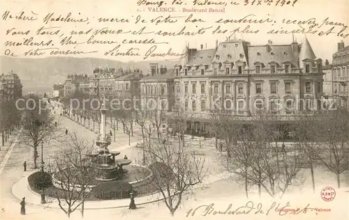 AK / Ansichtskarte Valence_Drome Boulevard Bancel Valence_Drome