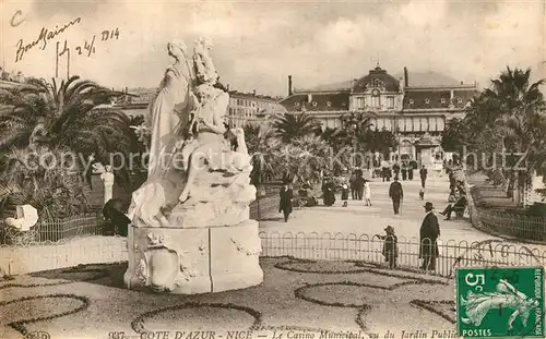 AK / Ansichtskarte Nice_Alpes_Maritimes Le Casino Municipal Jardin Public Nice_Alpes_Maritimes