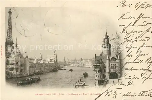 AK / Ansichtskarte Paris Seine Pont de Alma Paris