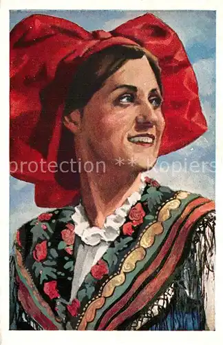 AK / Ansichtskarte Elsass_Alsace Elsaesserin Elsass Alsace