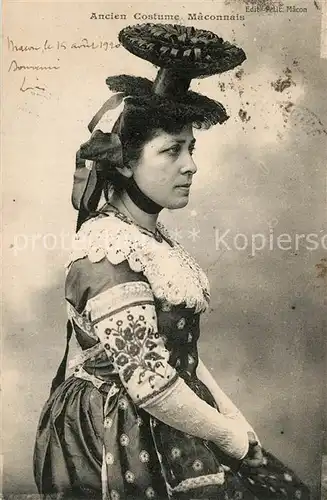 AK / Ansichtskarte Macon_Saone et Loire Ancien Costume Maconnais Macon Saone et Loire