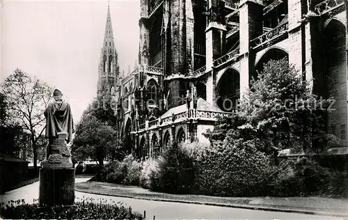 AK / Ansichtskarte Rouen Abside de Eglise Hotel de Ville Rouen