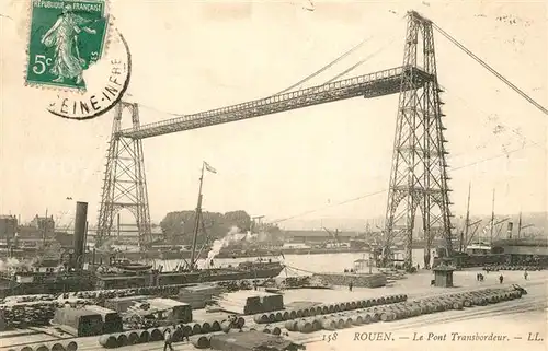 AK / Ansichtskarte Rouen Pont Transbordeur Rouen