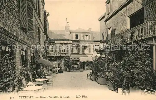 AK / Ansichtskarte Etretat Hotel Hauville la Cour Etretat