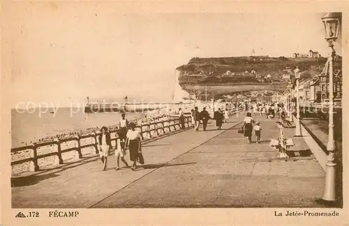 AK / Ansichtskarte Fecamp La Jet?e Promenade Fecamp