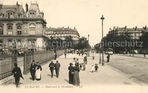 AK / Ansichtskarte Le_Havre Boulevard de Strasbourg Le_Havre