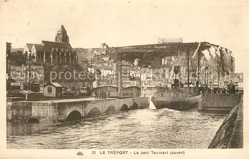 AK / Ansichtskarte Le_Treport Pont Tournant Le_Treport