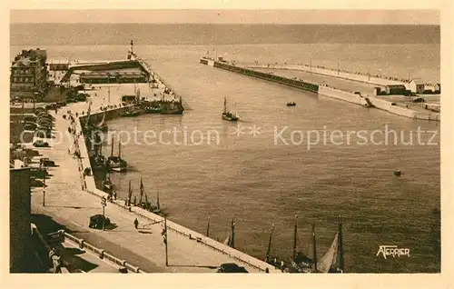 AK / Ansichtskarte Le_Treport Hafeneinfahrt Port Le_Treport