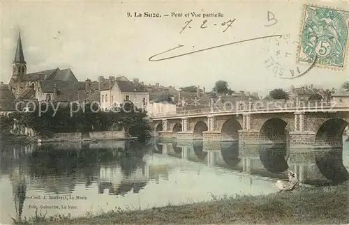 AK / Ansichtskarte La_Suze sur Sarthe Le mans Pont La_Suze sur Sarthe