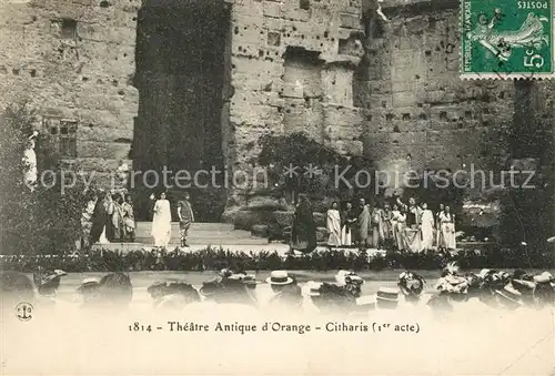 AK / Ansichtskarte Orange Theatre Antique dOrange Citharis 1er acte Orange