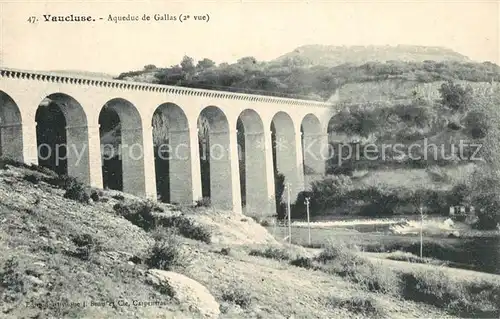 AK / Ansichtskarte Vaucluse Fontaine de Aqueduc de Gallas 