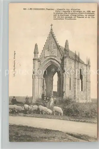 AK / Ansichtskarte Les_Herbiers Chapelle des Alouettes Les_Herbiers