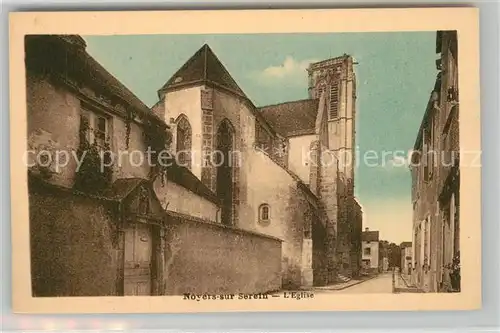 AK / Ansichtskarte Noyers sur Serein Eglise Noyers sur Serein