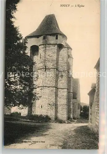 AK / Ansichtskarte Soucy_Yonne Eglise Soucy Yonne