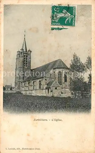 AK / Ansichtskarte Survilliers Eglise Survilliers