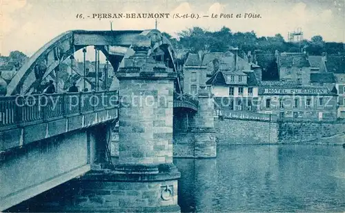 AK / Ansichtskarte Persan_Beaumont Pont et l Oise Hotel 