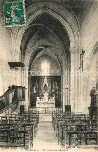 AK / Ansichtskarte Valmondois Interieur de l Eglise Valmondois