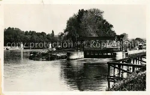 AK / Ansichtskarte Pontoise_Val d_Oise Le Barrage et les Perthuis 