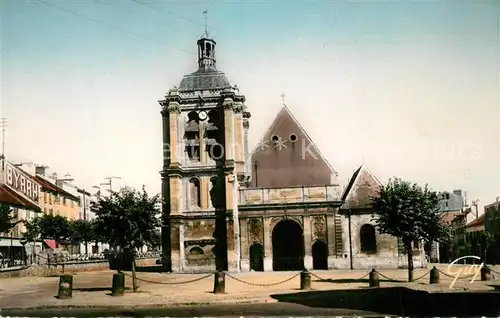 AK / Ansichtskarte Pontoise_Val d_Oise Eglise Notre Dame Place Notre Dame 