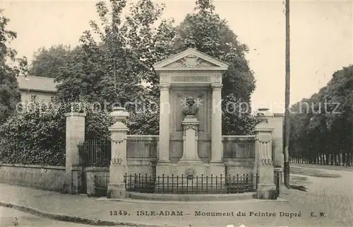 AK / Ansichtskarte L_Isle Adam Monument du Peintre Dupre L_Isle Adam