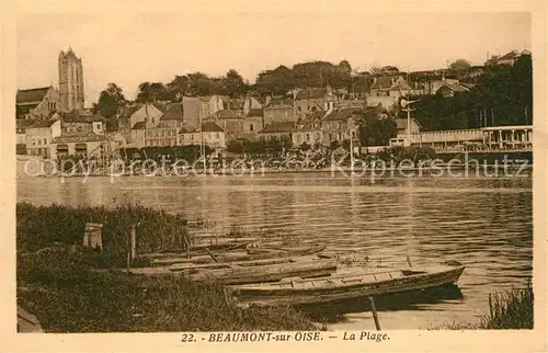 AK / Ansichtskarte Beaumont sur Oise La Plage Beaumont sur Oise