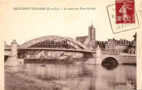 AK / Ansichtskarte Beaumont sur Oise Nouveau Pont Beaumont sur Oise