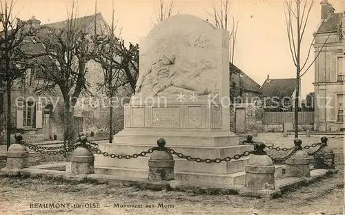 AK / Ansichtskarte Beaumont sur Oise Monument aux Morts Kriegerdenkmal Beaumont sur Oise