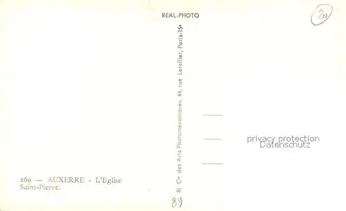AK / Ansichtskarte Auxerre Eglise Saint Pierre Auxerre
