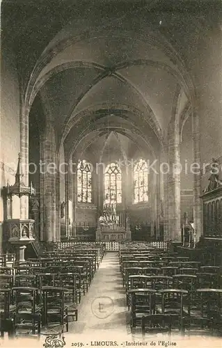 AK / Ansichtskarte Limours Interieur de l Eglise Limours