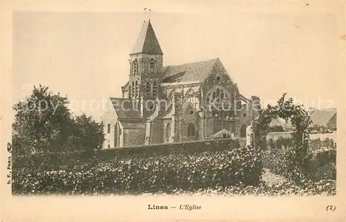 AK / Ansichtskarte Linas Eglise Linas