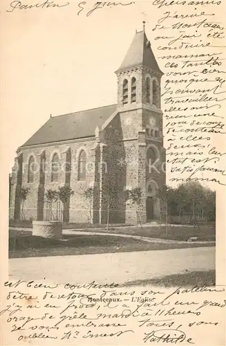 AK / Ansichtskarte Le_Coudray Montceaux Eglise Le_Coudray Montceaux